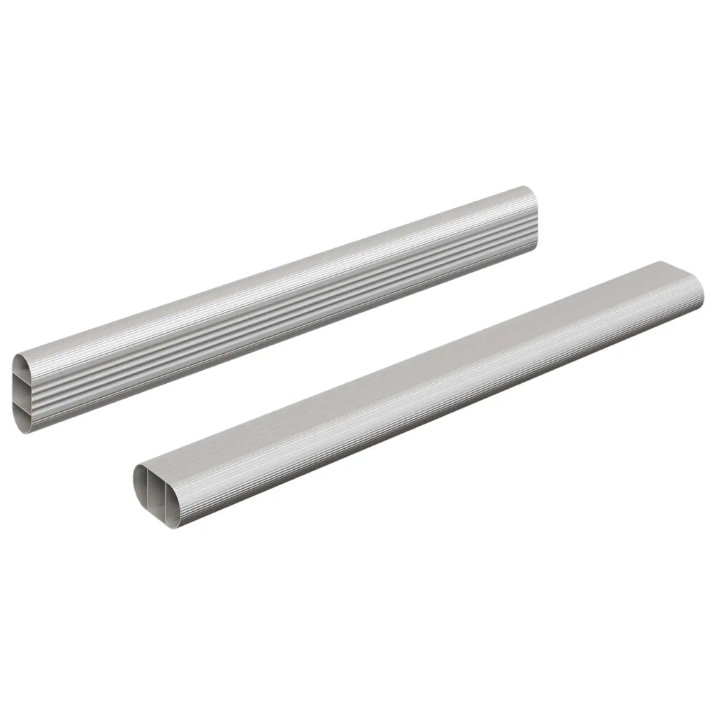 Asta per armadio 2 pz Argento 264 x 15 x 29 mm CFW4930948