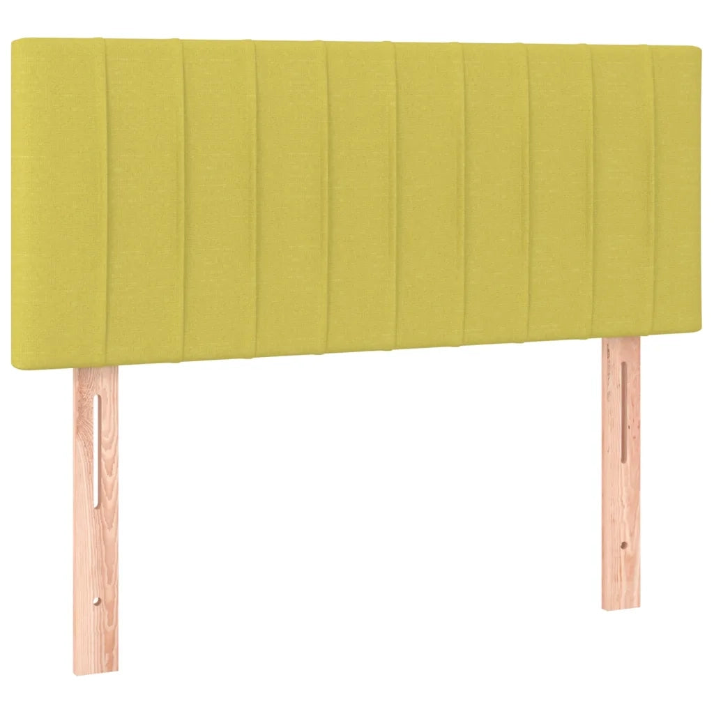 Testiera Verde 100x5x78/88 cm in Tessuto