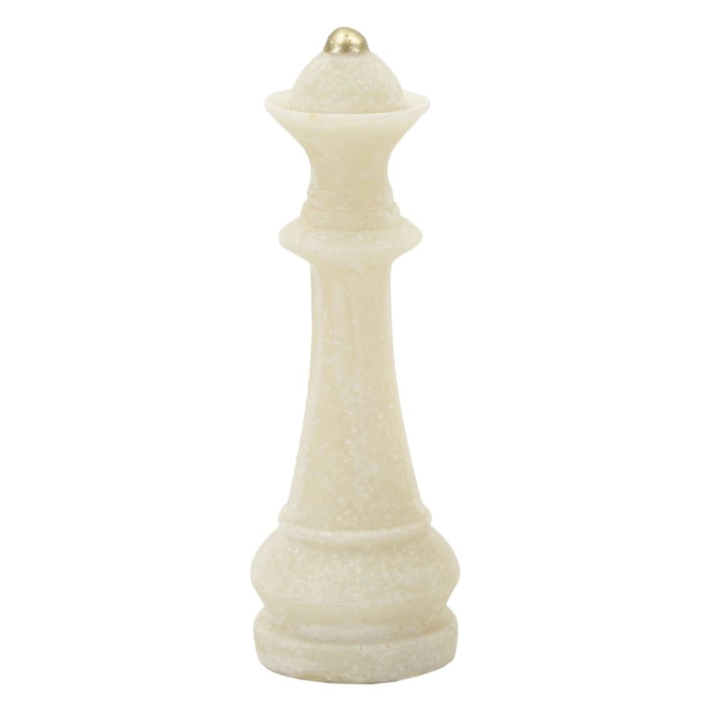 Scultura Scacchi 6, Bianco, Poliresina, 4,4x4,4x10,3 cm