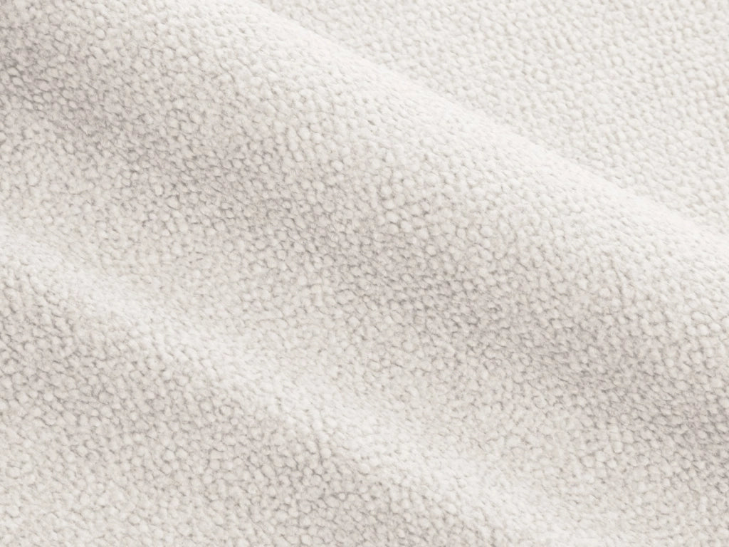Cosmopolitan Design - Pouf "Mackay" in velluto strutturato avorio 