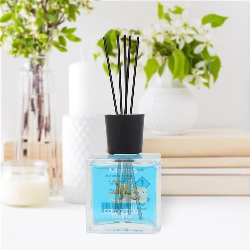 CAMOMILLA TORINO DIFFUSORE PER AMBIENTE CON BASTONCINI MARINE DA 100 ML