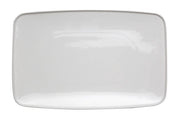 Vassoio rettangolare in Porcellana Bianco Touch me 31.5 x 20.5 cm