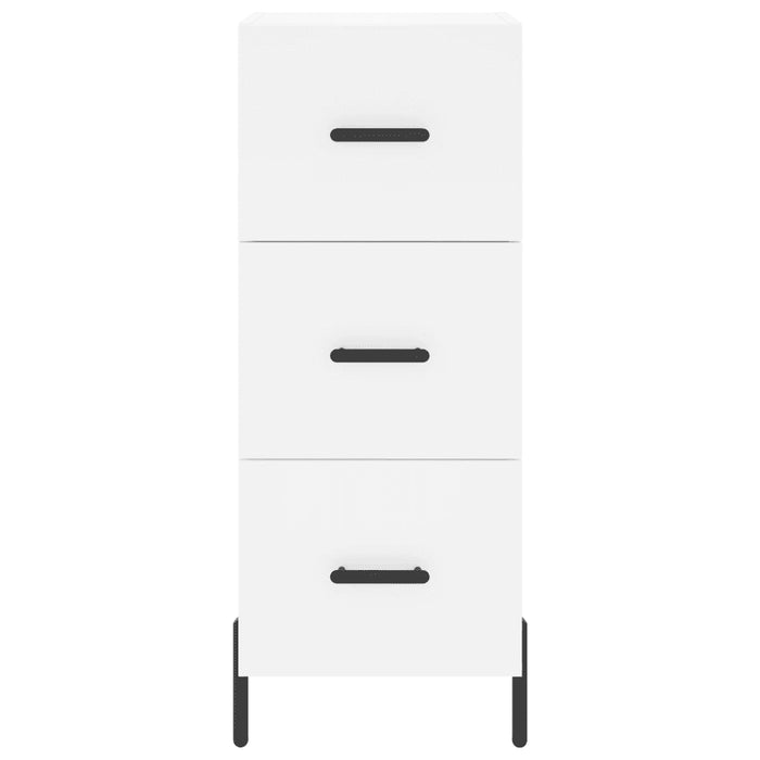 Credenza Bianca 34,5x34x180 cm in Legno Multistrato 3200201