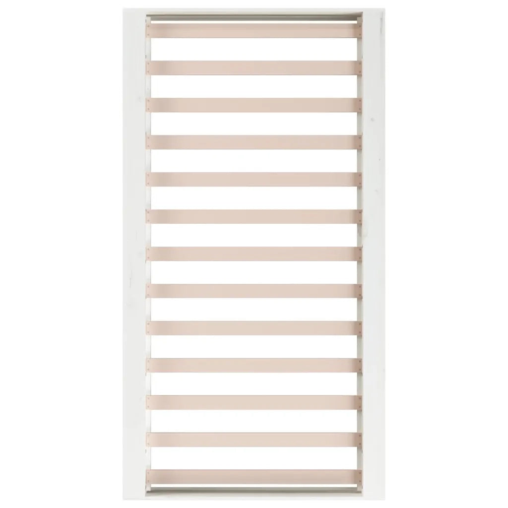 Giroletto Bianco 135x190 cm Double in legno Massello 820712