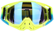 Visore Motoristico Protettivo - Resistente al Impatto - Migliorato Comfort - 2 Pezzi - Visore Motoristico Eterno - Adatto per Motocross e Sci