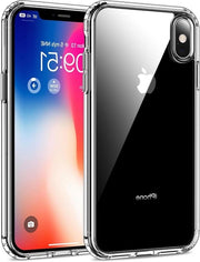 Hoesje Premium per iPhone X/XS 158cm - Krasbestendig - Shockproof - Stootrand - Transparante