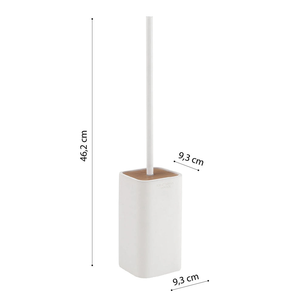 Scopino d' appoggio GEDY linea Ninfea colore Bianco Matt