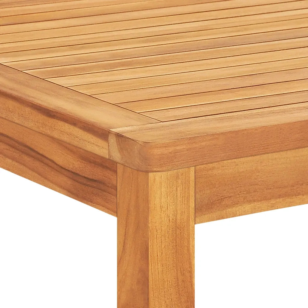 Set da Pranzo per Giardino 5 pz in Legno Massello di Teak 3157933