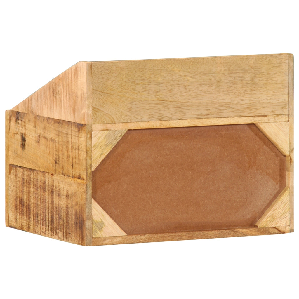 Mobiletto da notte 40x30x30 cm Legno massello di mango rustico