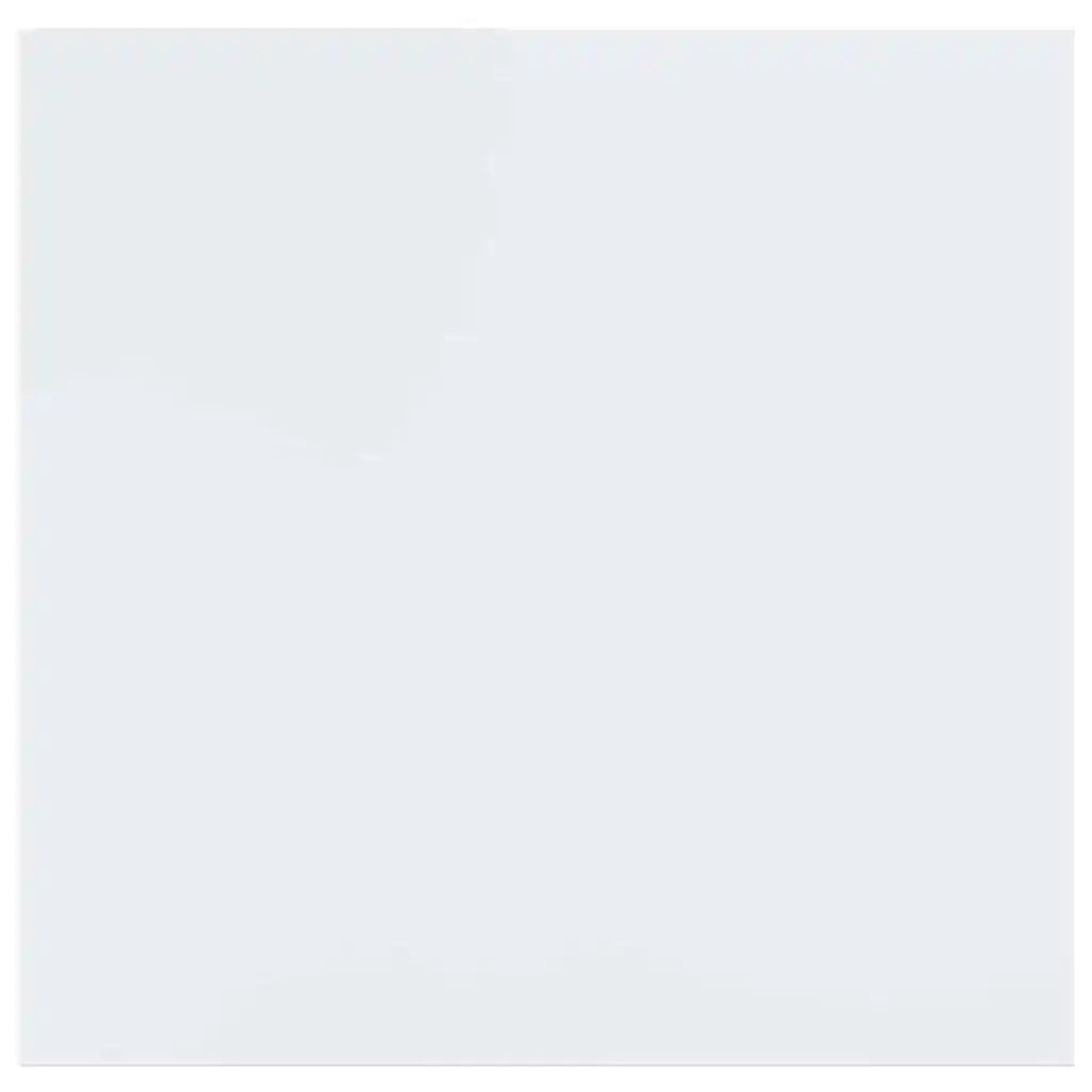 Scaffale a Parete Bianco Lucido 23x23,5x3,8 cm in MDF 323739