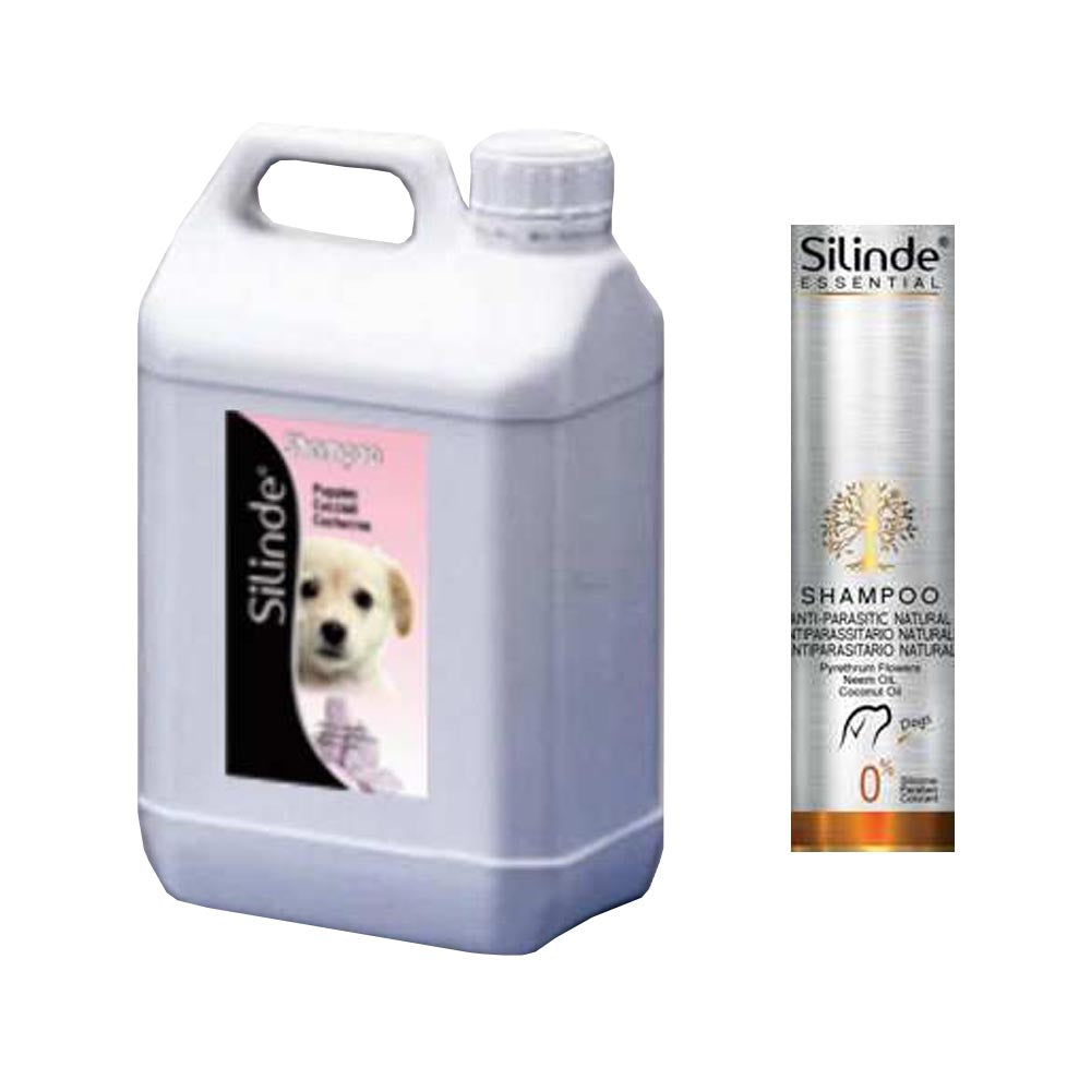 Silinde shampoo per cani toelettatura antiparassitario naturale tanica da 5 litri