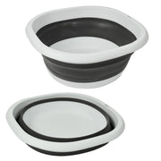 MAURY'S BACINELLA PIEGHEVOLE CAPIENZA DA 7 LT IN COLORE NERO E BIANCO