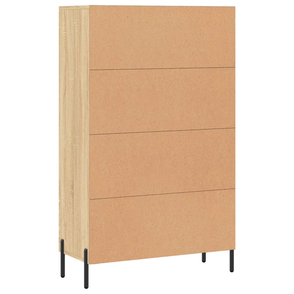 vidaXL Credenza Rovere Sonoma 69,5x31x115 cm in Legno Multistrato