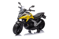 Moto Elettrica per Bambini Licenza Ufficiale Honda NC750X 12V 4,5Ah Giallo