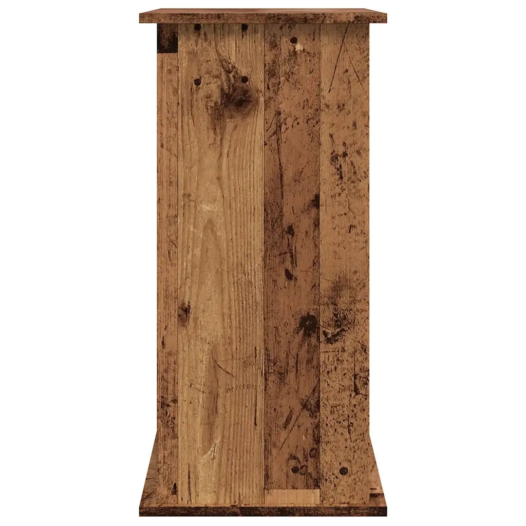 vidaXL Supporto Acquario 81x36x73 cm in Legno Multistrato Legno Antico