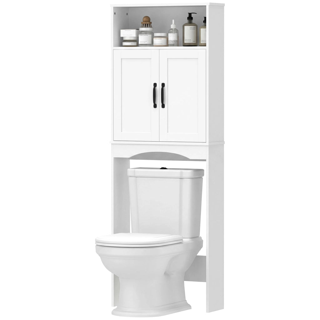 Armadietto per Bagno con 2 Ante ¨C Zephmum ¨C Bianco 64x21x173,5 cm