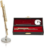 Flauto Miniaturo 4,3 Pollici - Materiale Coperchio - Strumento Musicale - Decorazione Camera - Ornamento Casa - Standard - Scatola Regalo