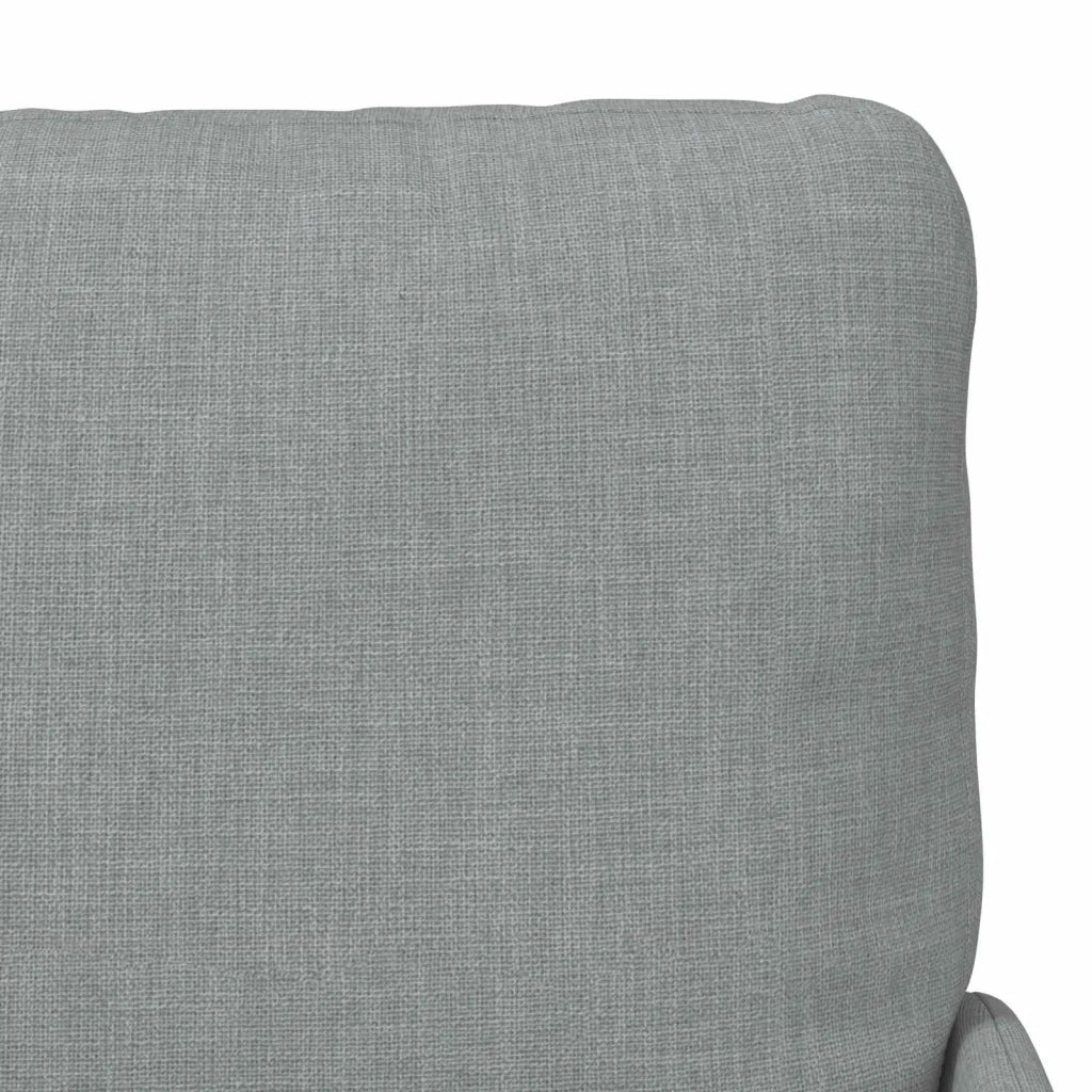Set divani con cuscino 3 pcs Grigio chiaro 115 x 56 x 80 cm