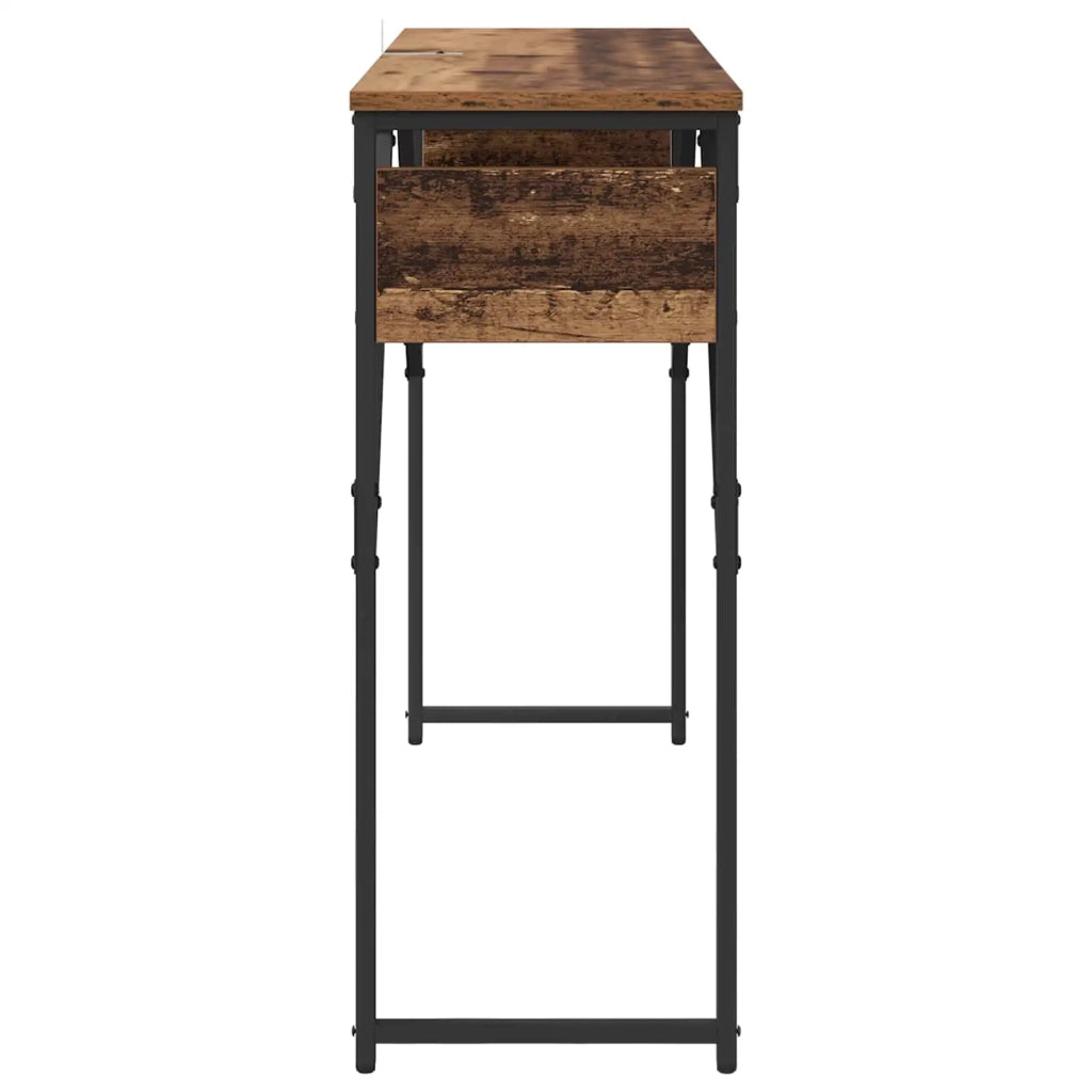 TavoloConsolle Legno vecchio 105x30x75cm Legno multistrato