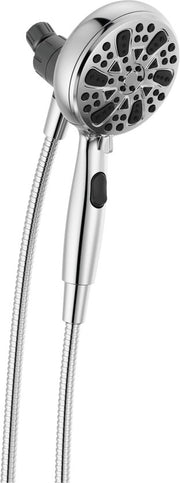Douchekop 6-spruzzo con manigliona magnetica, capocassettina con tubo in acciaio inox, capocassettine e maniglioni, manigliona, docking MagnaTite, finitura cromata 75609