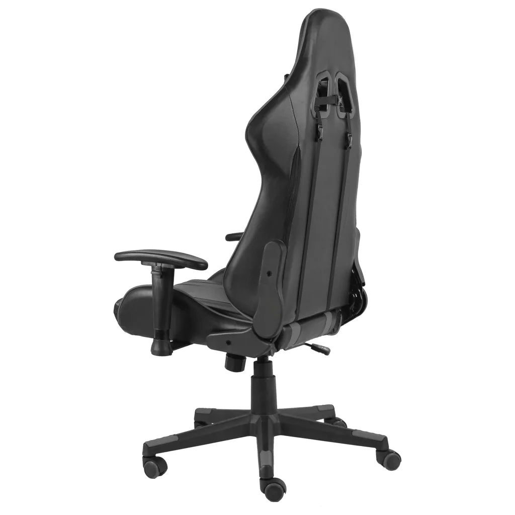 Sedia da Gaming Girevole Grigia in PVC 20483