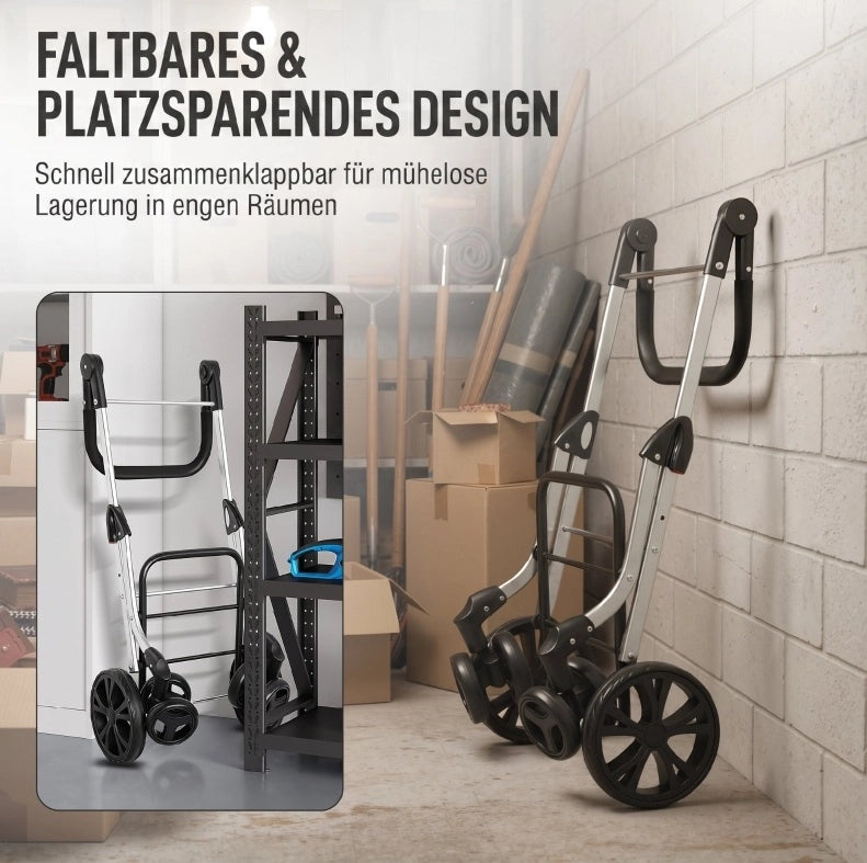 CARRELLO SPESA 3 in 1 46 L con vano termico, pieghevole, grigio scuro