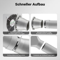 Accessorio airbrush Tubo dell’aria di scarico per cabina di aspirazione aerografo