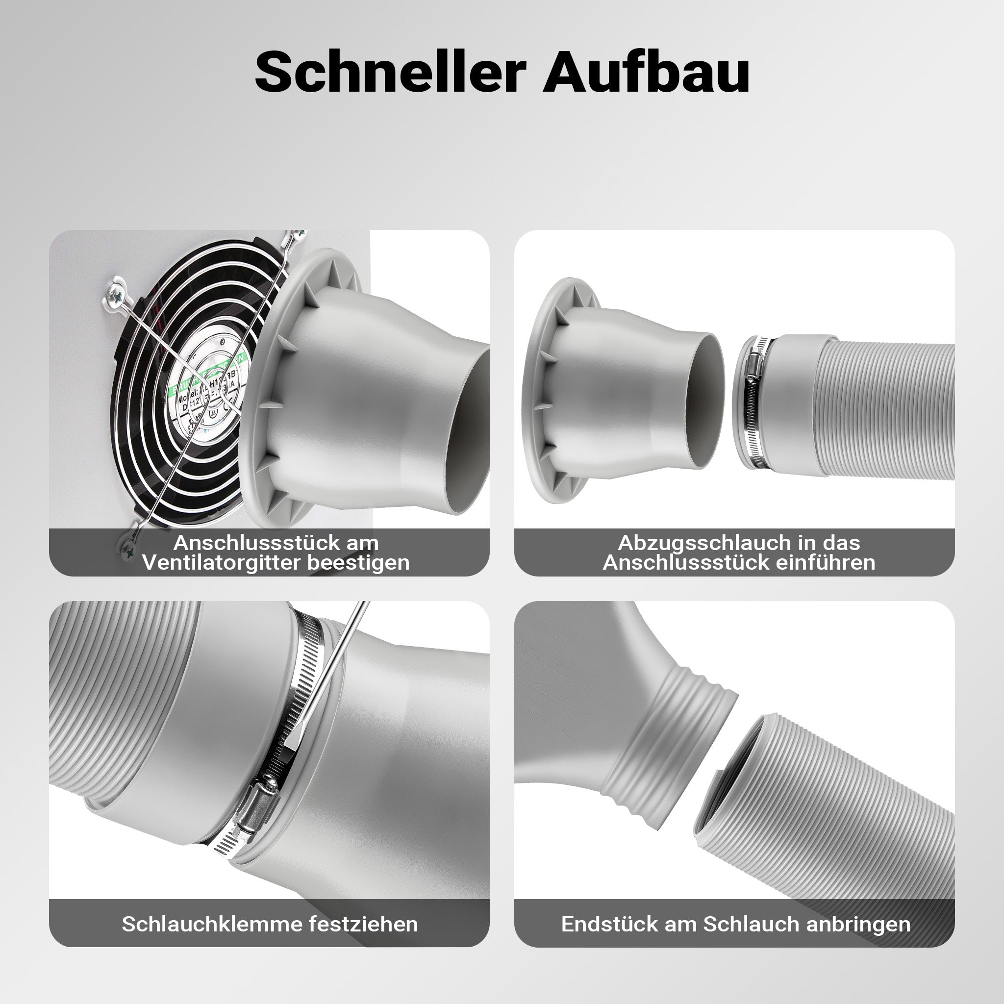 Accessorio airbrush Tubo dell’aria di scarico per cabina di aspirazione aerografo