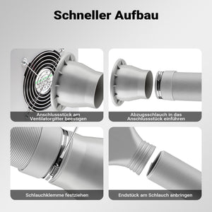 Accessorio airbrush Tubo dell’aria di scarico per cabina di aspirazione aerografo