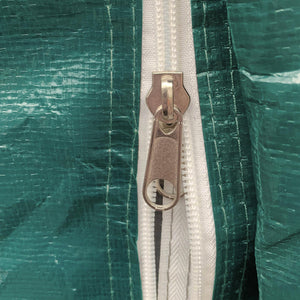 Tendone Garage per Auto Attrezzi 240x200x202 cm in Metallo e Tessuto Polietilene Verde