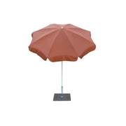 Ombrellone palo centrale Novara Made in Italy - diametro 200 cm - TERRACOTTA