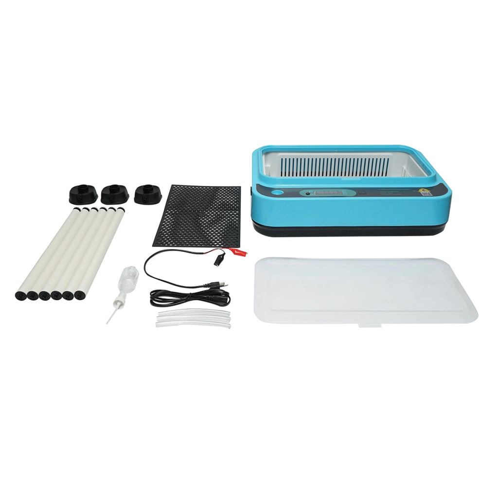 Incubatrice automatica 36 uova 80W, 12V-220V, rotazione automatica, controllo temperatura e umidità, display digitale