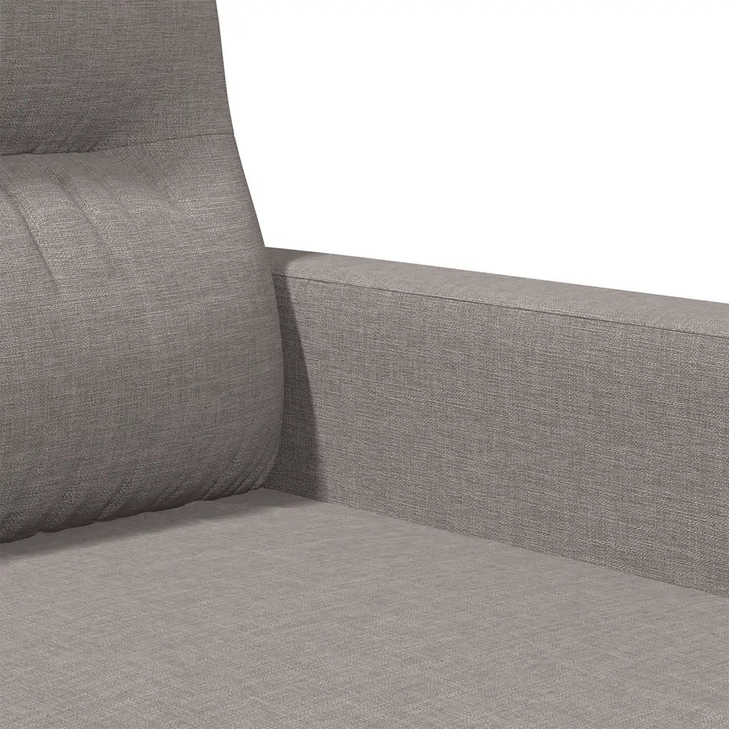 Divano a 3 Posti-Sofa 3 Posti Tortora 180 cm in Tessuto 838465