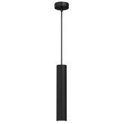 Lampada a sospensione tubolare nera Raito GU10 8W Luminex