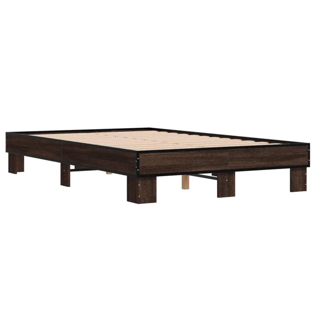 Giroletto Rovere Marrone 140x190cm in Legno Multistrato Metallo 845901