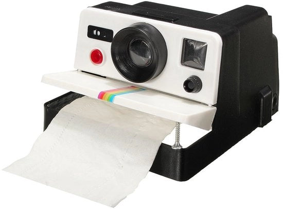 Supporto per Tissue in Forma di Macchina Fotografica Retro Stile per Bagno
