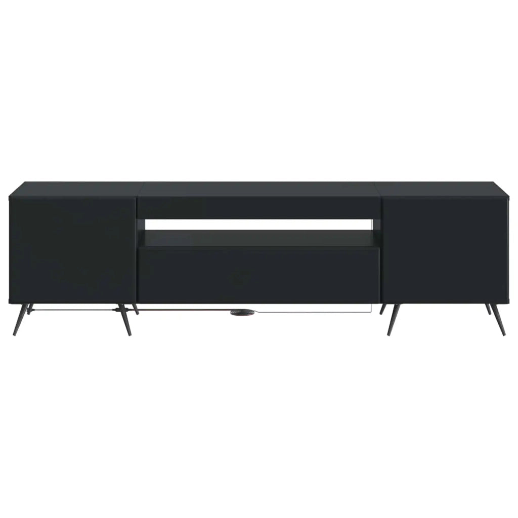 Mobile TV LED Nero Legno ingegnerizzato 897566