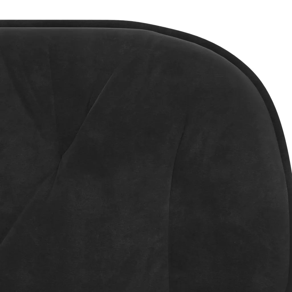 Sedie da Pranzo 2 pz Nere in Velluto cod mxl 66174