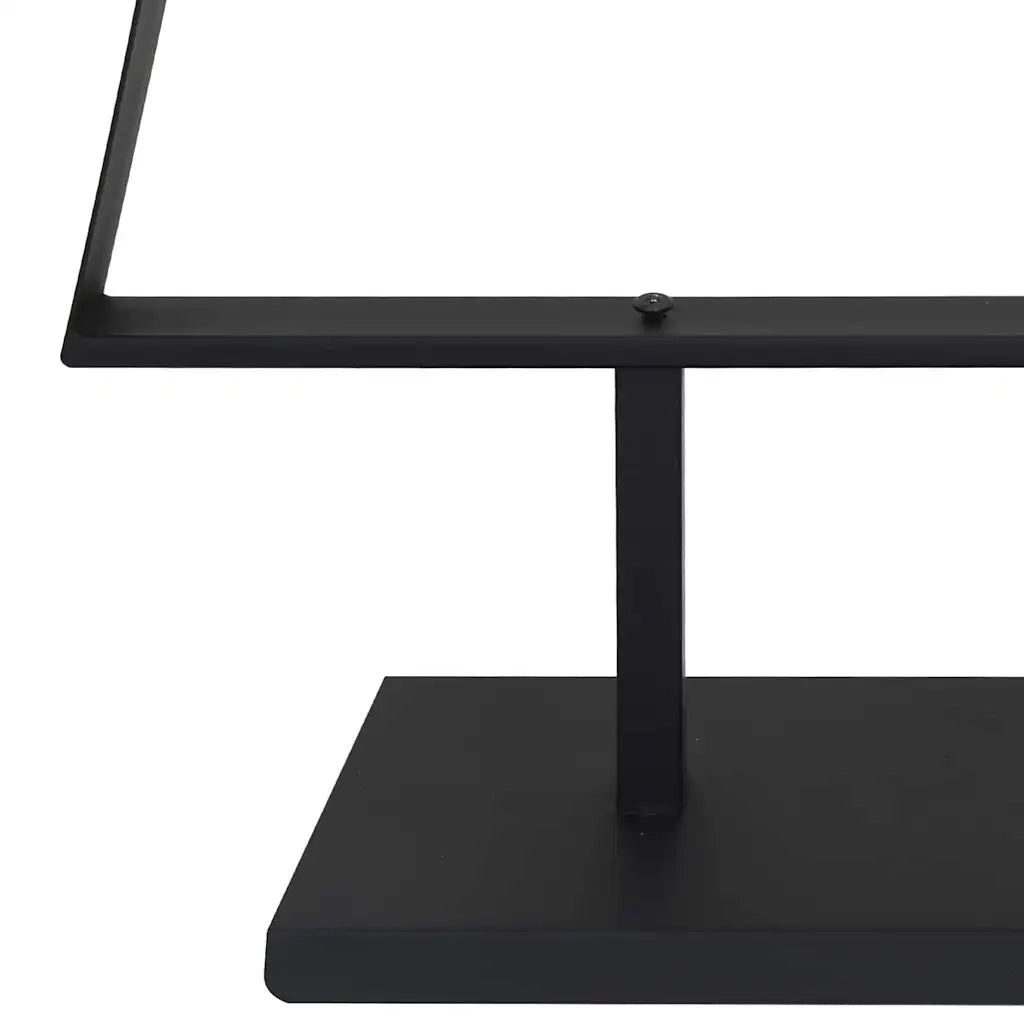 Albero di Natale in metallo con supporto Nero 180 cm Acciaio 42019173