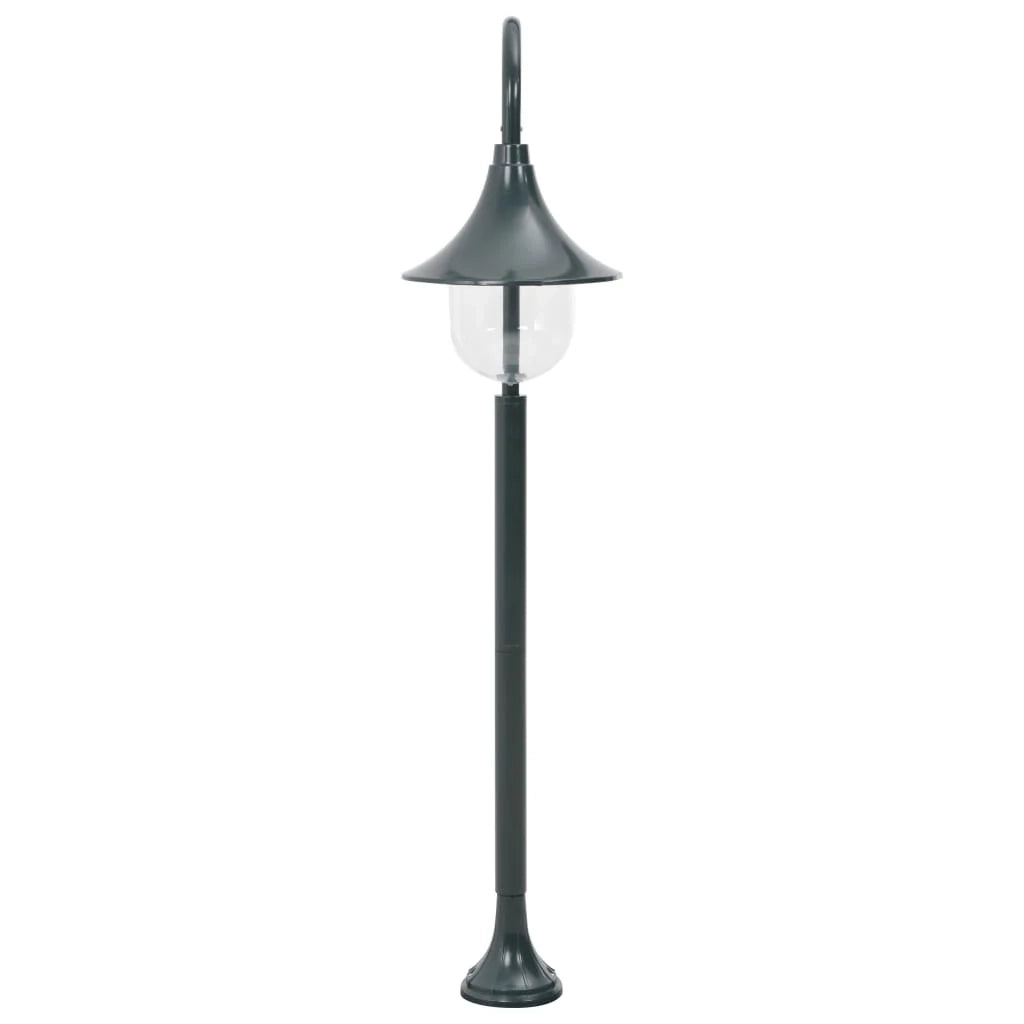 Lampada da terra da giardino E27 120 cm alluminio verde scuro 02_0042537