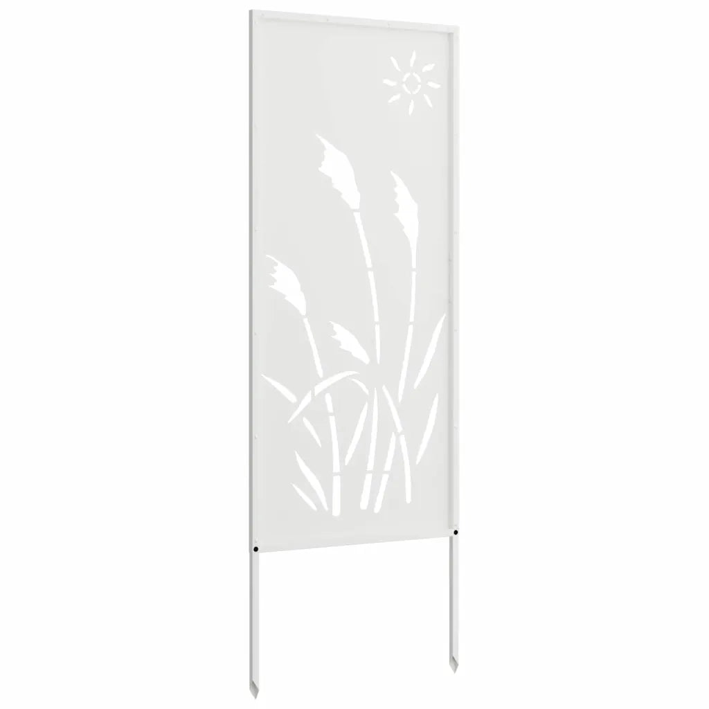 Schermo per privacy in giardino Traforo Bianco 50 x 140 cm CFW6083414