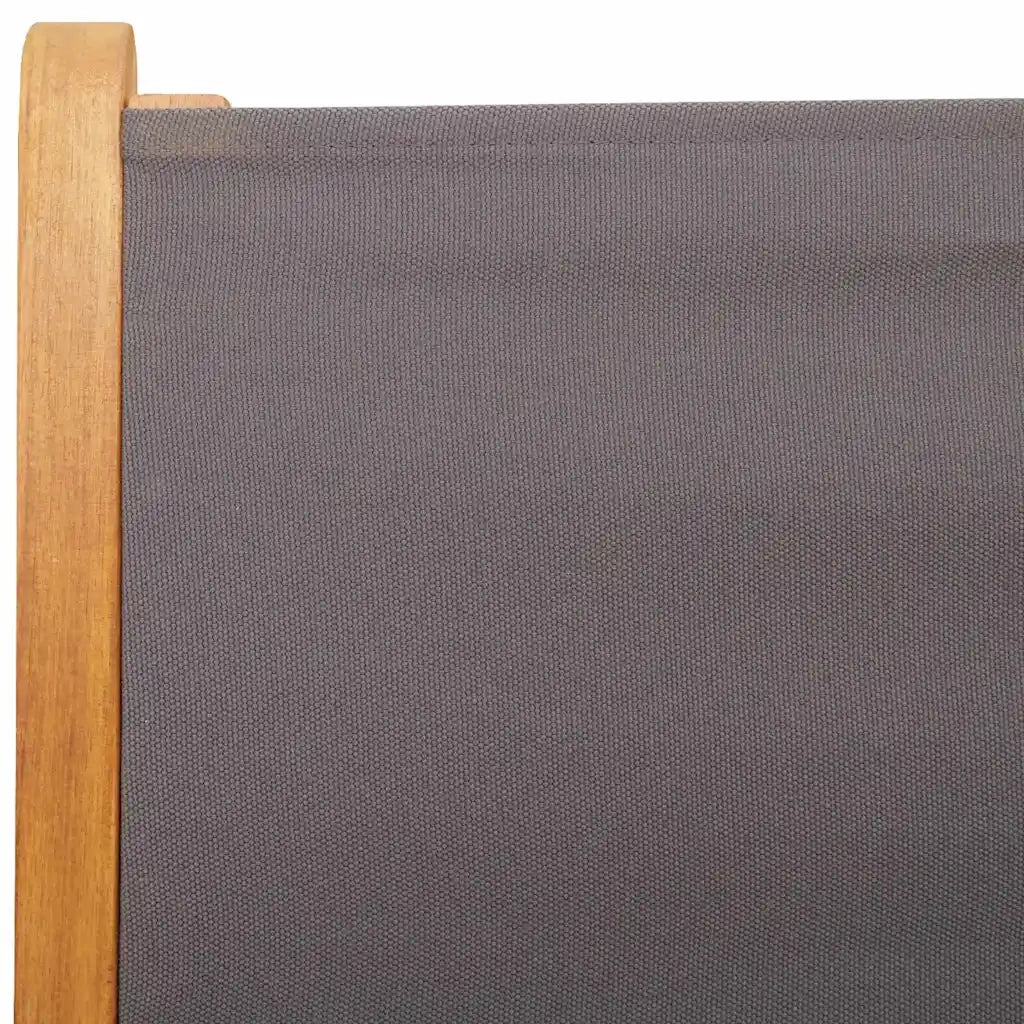 Set Pranzo da Giardino 7 pz Antracite Tessuto e Legno Massello 3281737