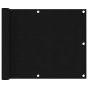 Paravento da Balcone Nero 75x400 cm in Tessuto Oxford cod mxl 5791