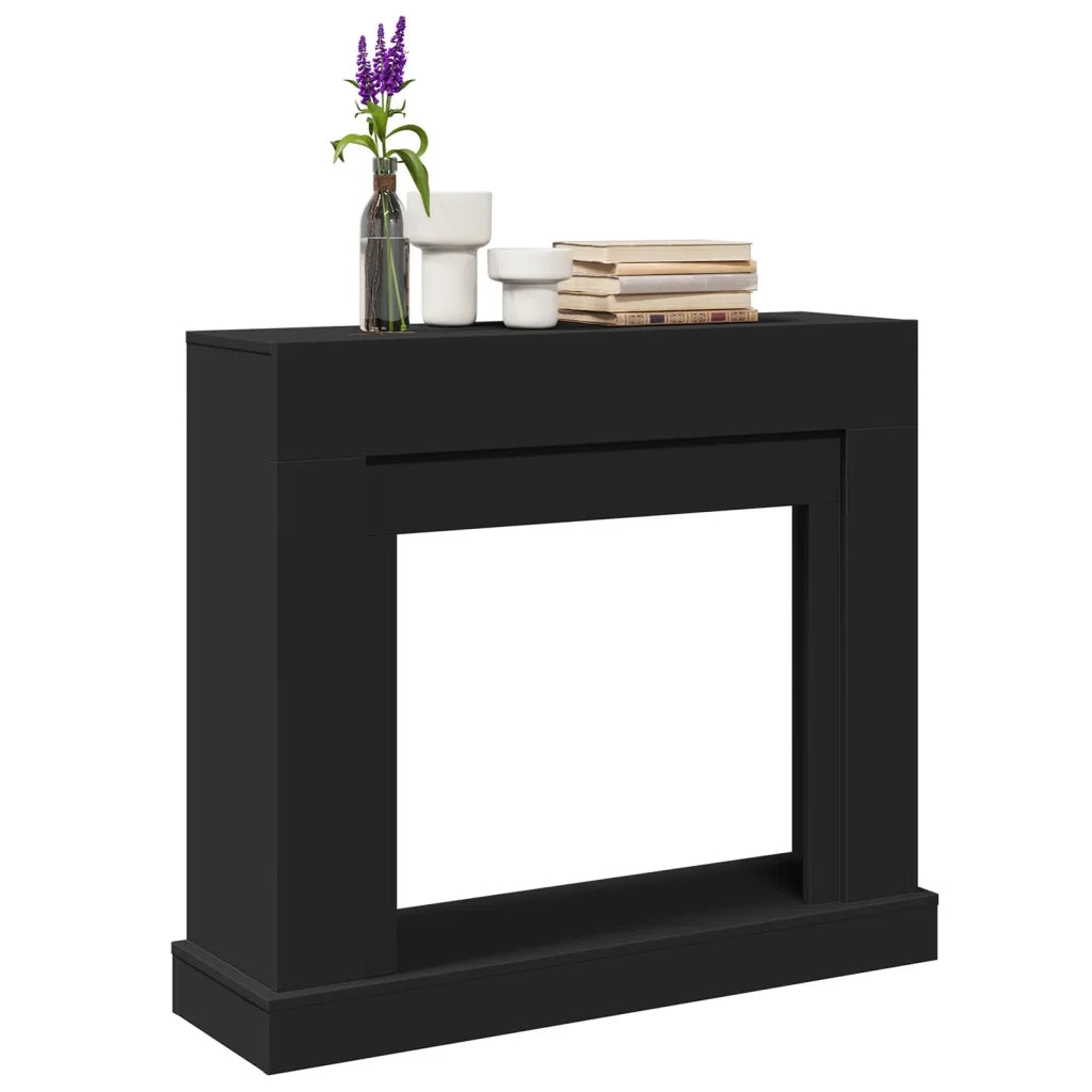Cornice per Camino Nera 100x30x87,5 cm in Truciolato CFW8227401
