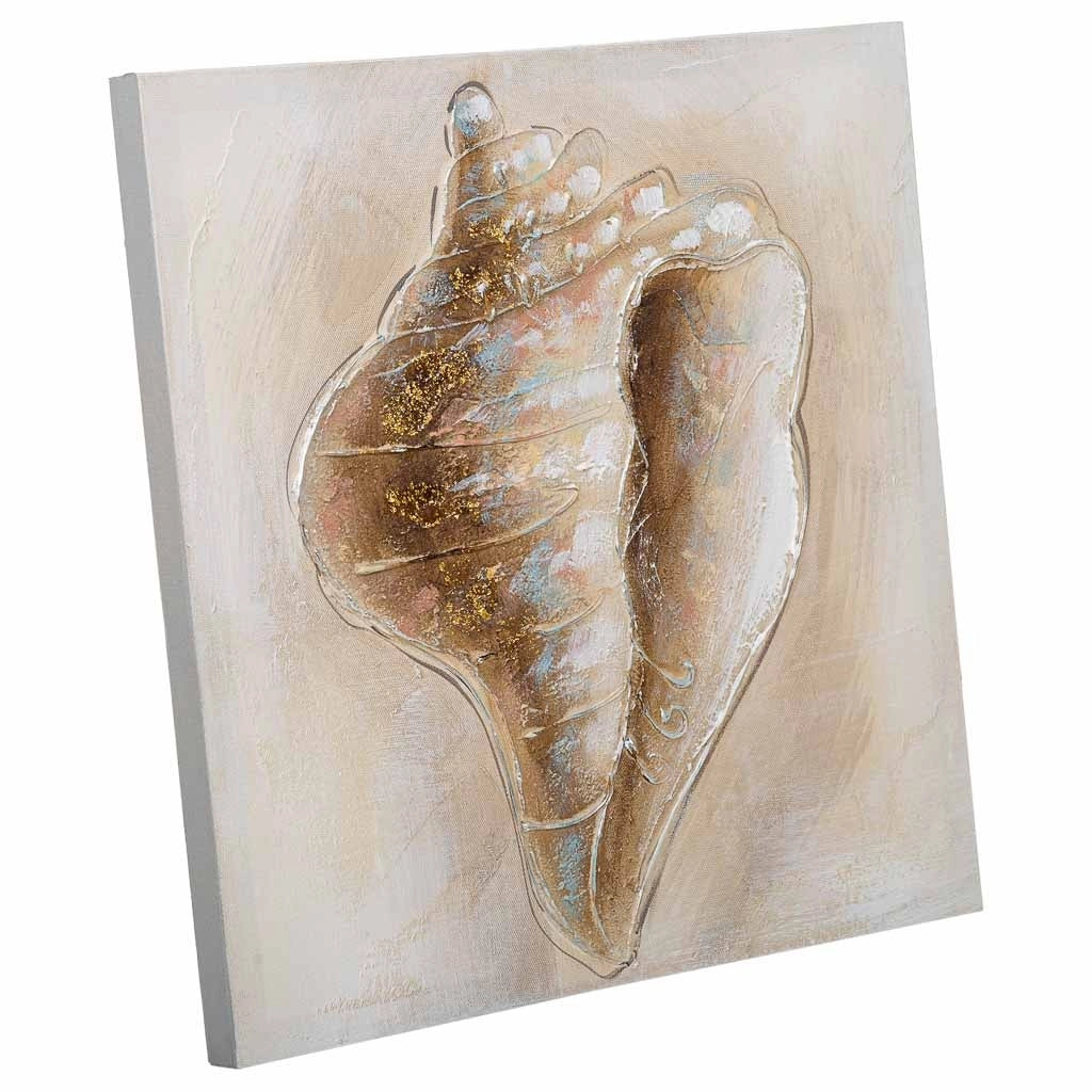 Quadro dipinto a mano con rilievo grigio 40x40x2,5h