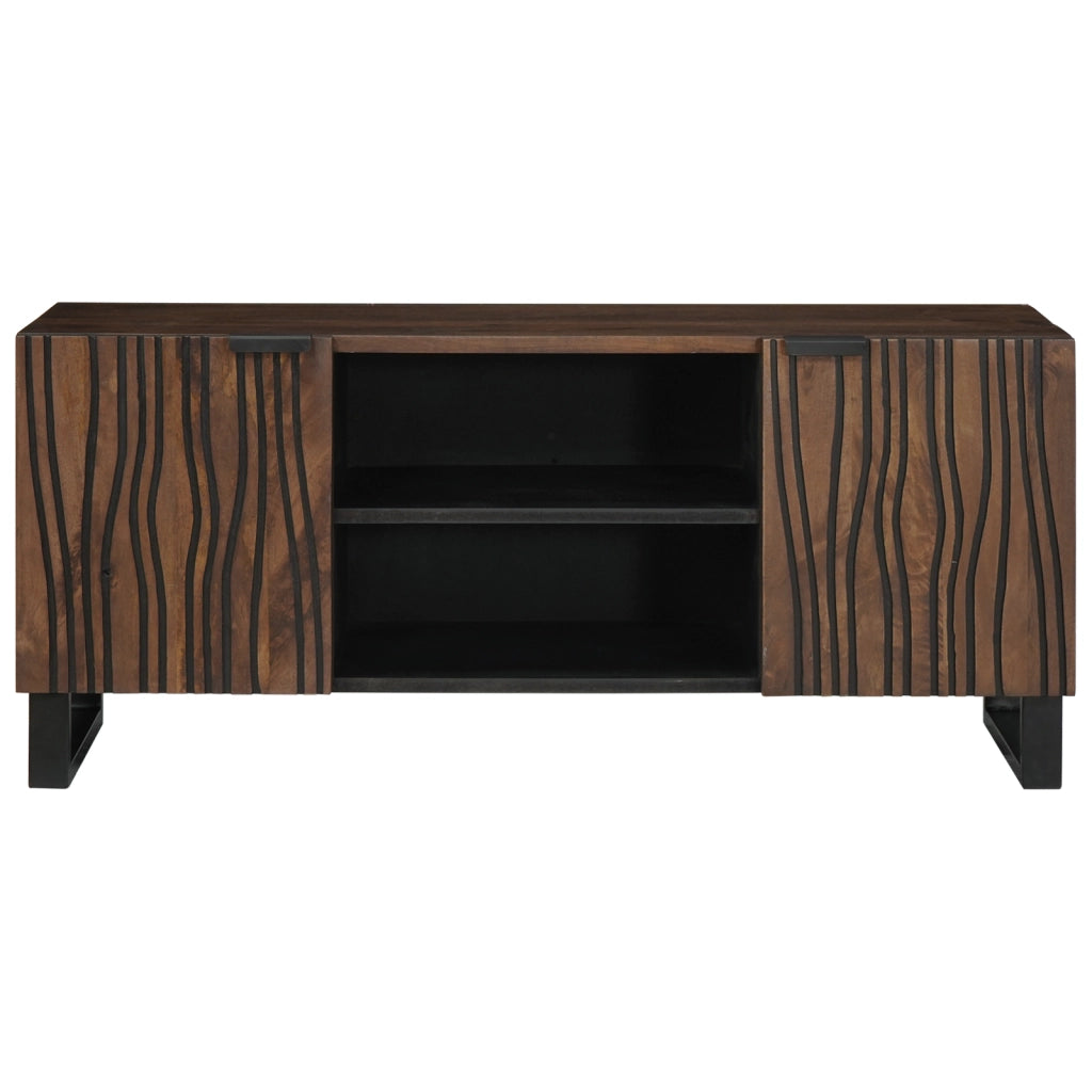 Mobile TV 105x33.5x46 cm Legno massello di mango
