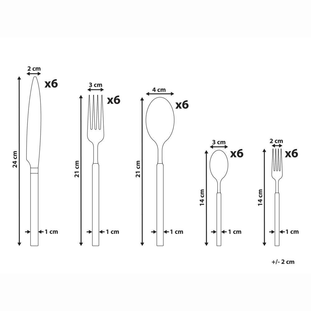 Set di posate in acciaio inossidabile nero 30 pezzi per ogni occasione Coltello Cucchiaio Forchetta Cucchiaino Forchetta da torta Design moderno