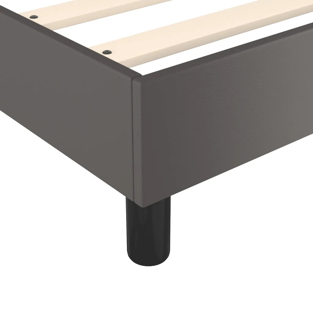Struttura Letto a Rete a Molle Grigio 140x200 cm in Similpelle 3120704