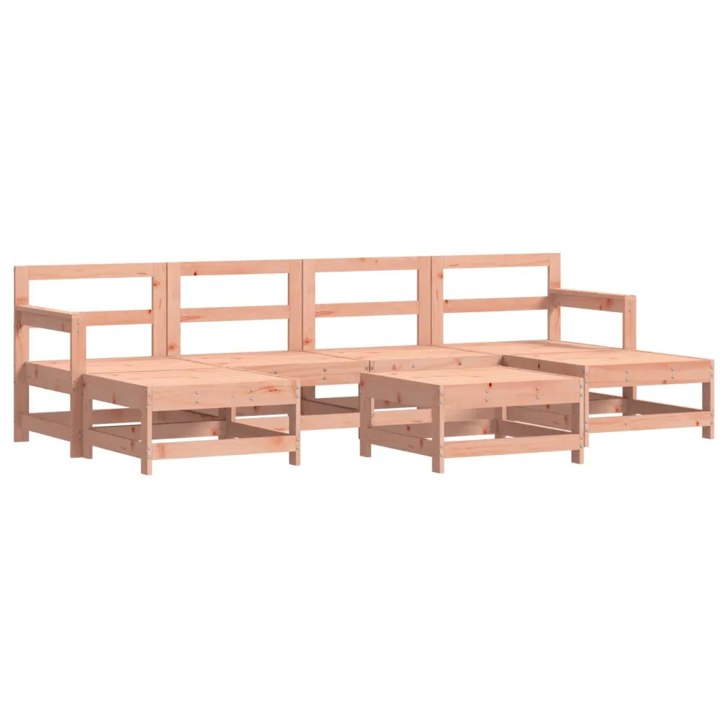 Set Salotto da Giardino 7 pz in Legno Massello di Douglascod mxl 118176