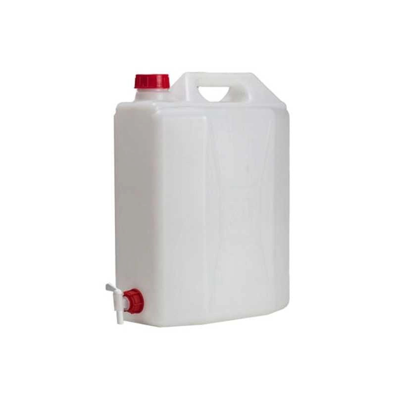 Tanica Plastica con Rubinetto L 20 Ics